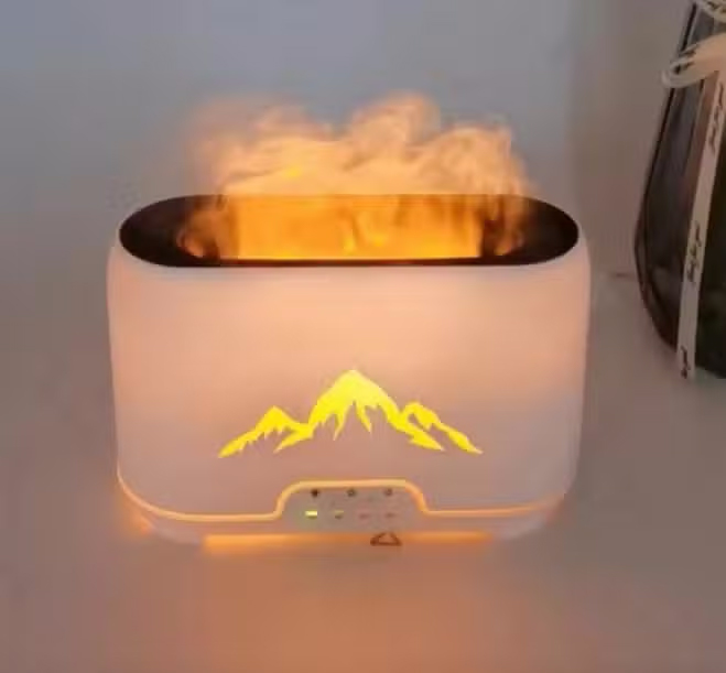 Himalayas Aroma Diffuser - USB-C - Remote control - Flame Effect1