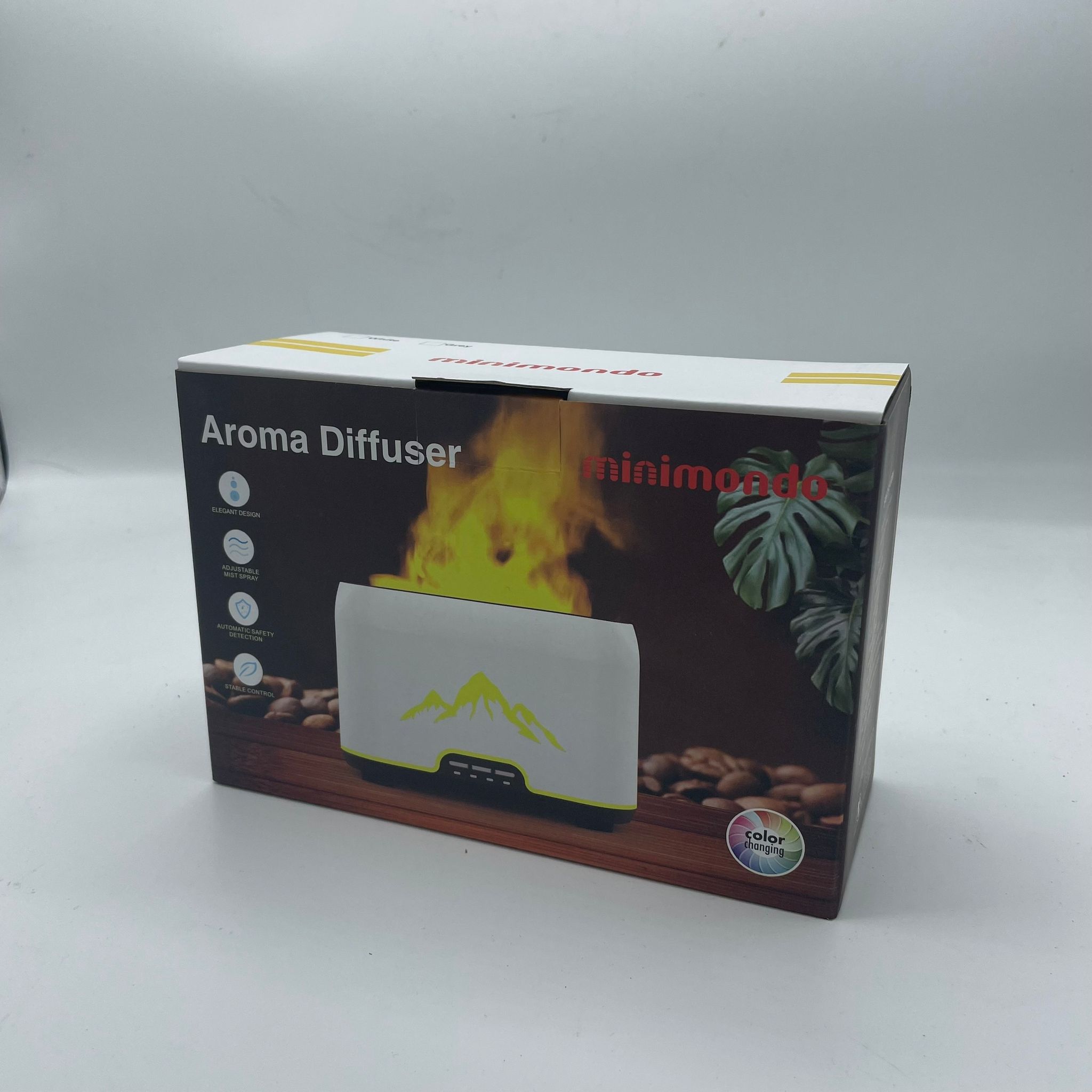 Himalayas Aroma Diffuser - USB-C - Remote control - Flame Effect3