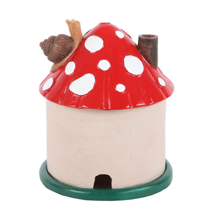 Mushroom House Resin Incense Cone Burner4