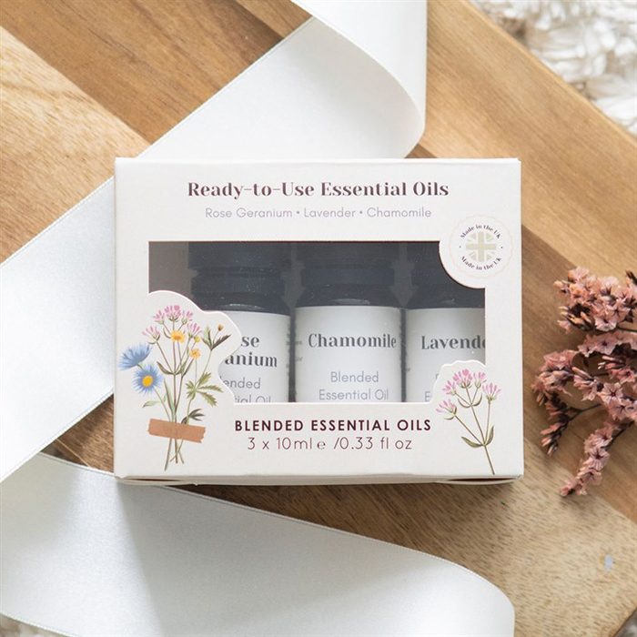 Set of 3 Floral Blended Essential Oils2