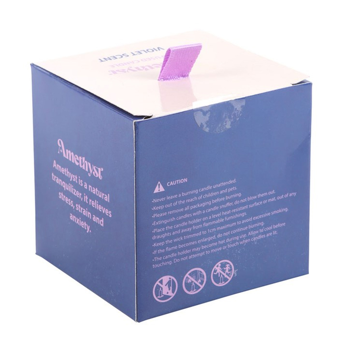 The Moon Amethyst Crystal Chip Candle4
