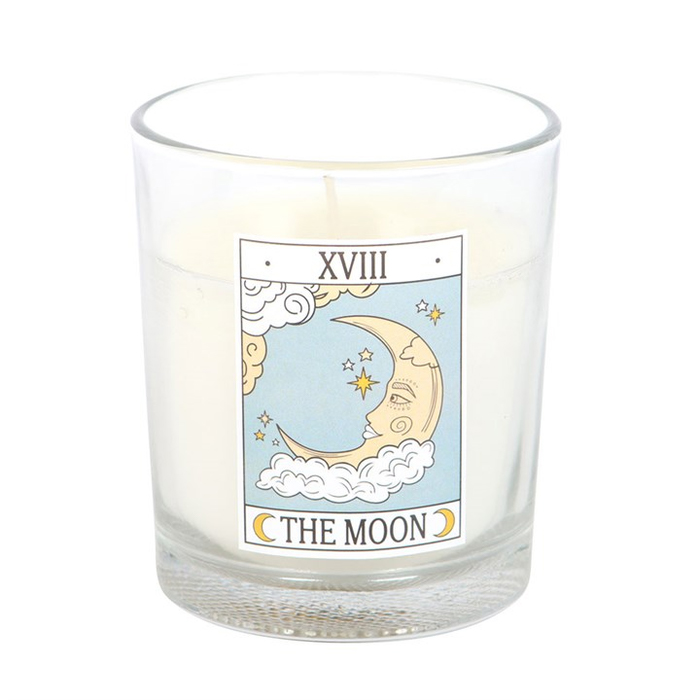 The Moon Vintage Tarot Vanilla Candle1