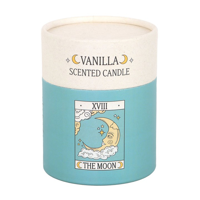 The Moon Vintage Tarot Vanilla Candle2