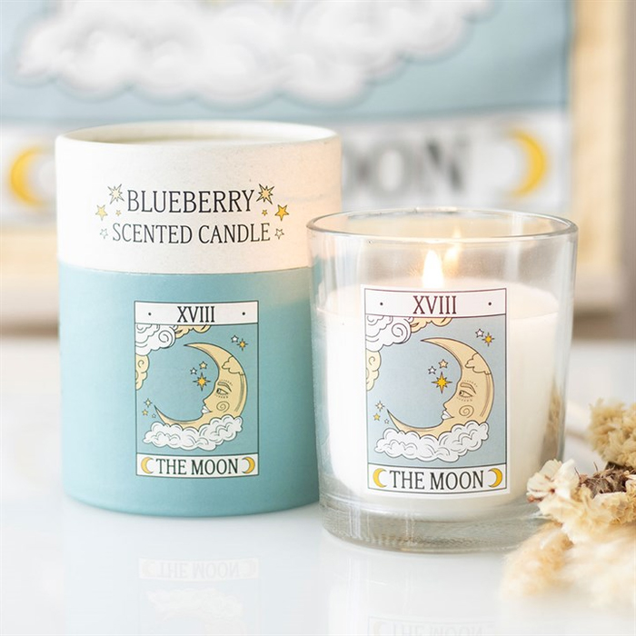The Moon Vintage Tarot Vanilla Candle3
