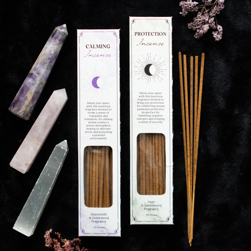 Set of 2 Calming & Protection Incense Stick Sets4