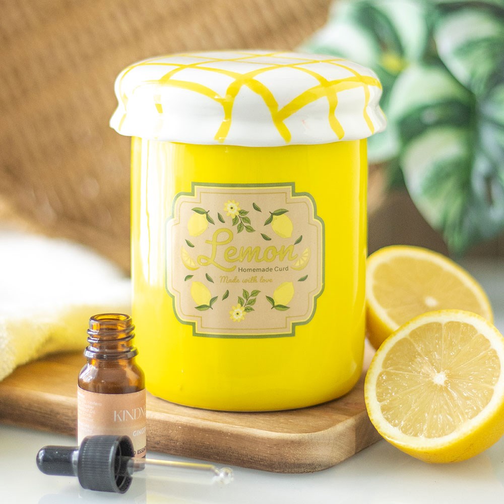 Lemon Curd Jar Oil Burner and Wax Warmer3
