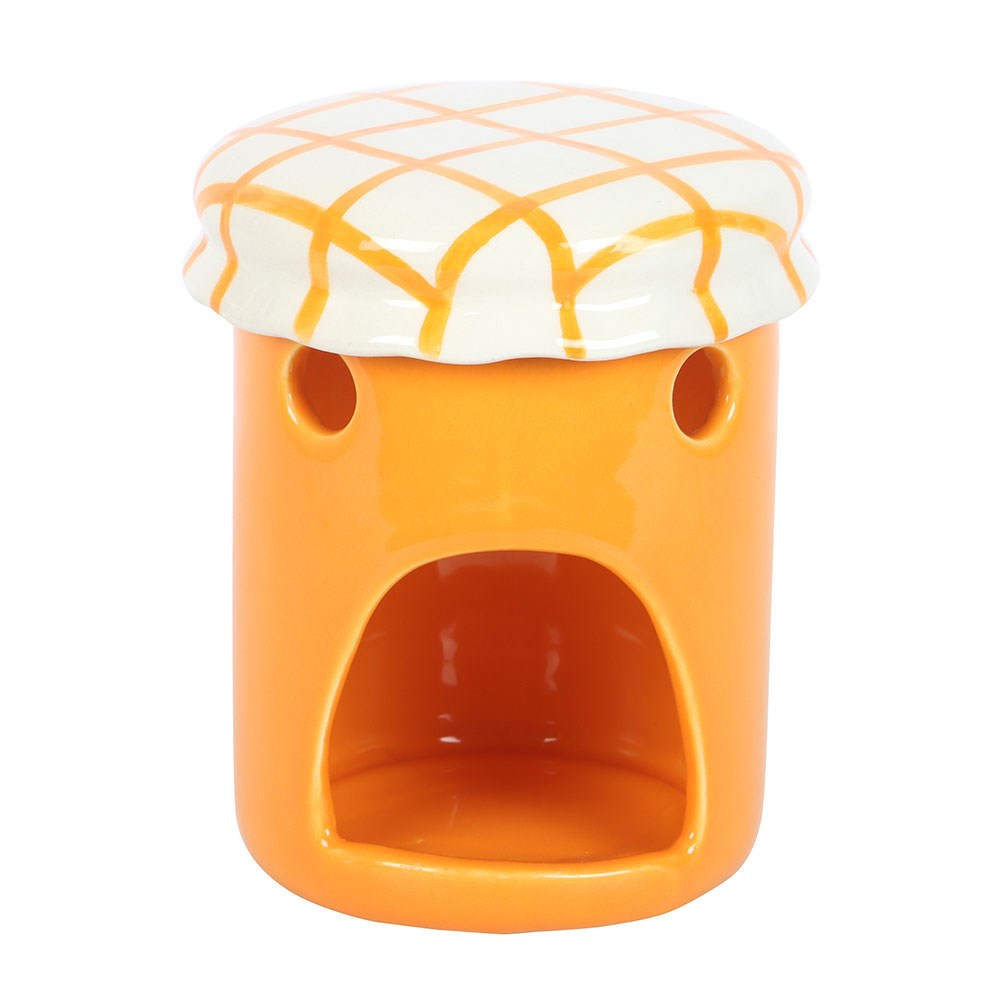 Orange Marmalade Jar Oil Burner and Wax Warmer2
