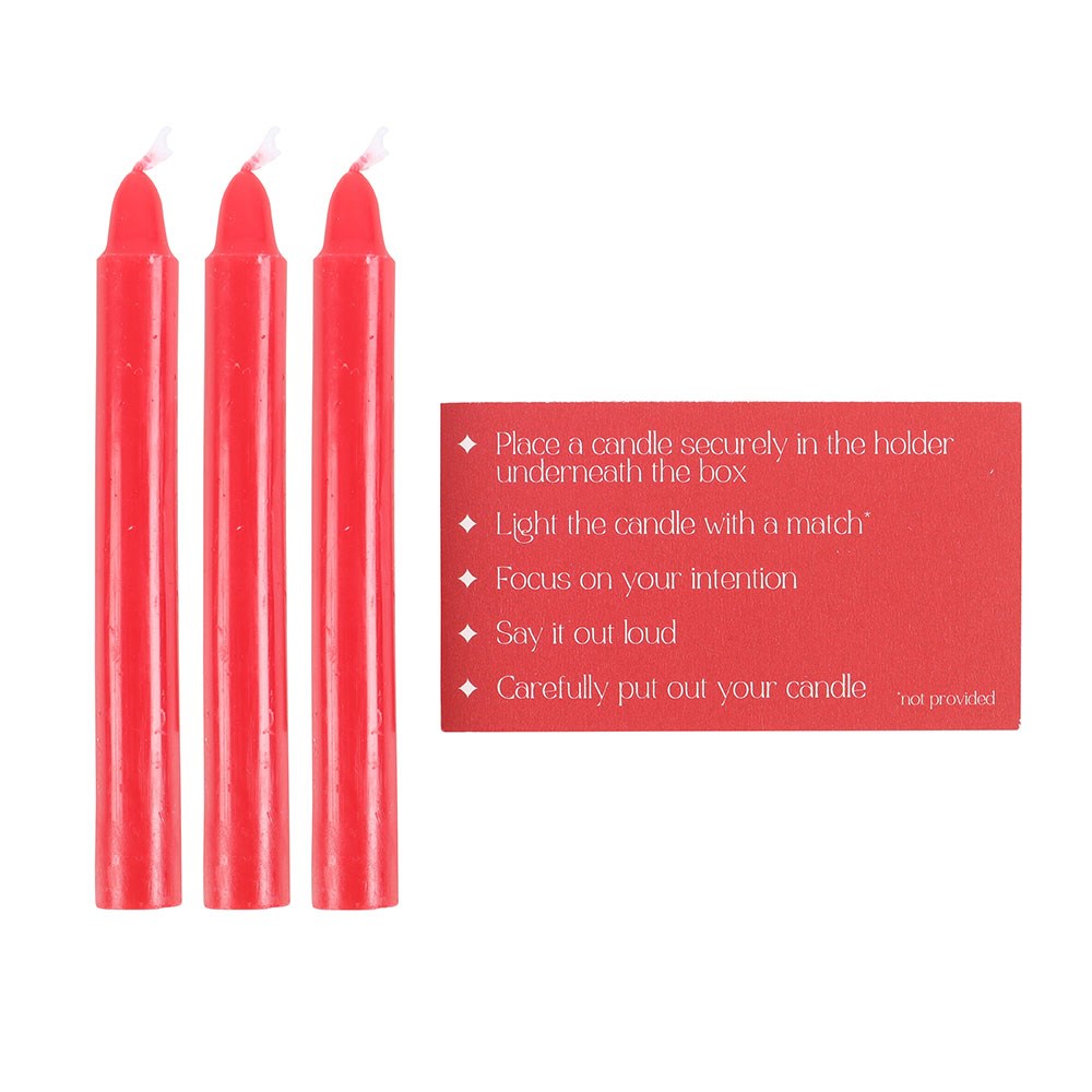 Set of 3 Love Spell Candles in a Box4