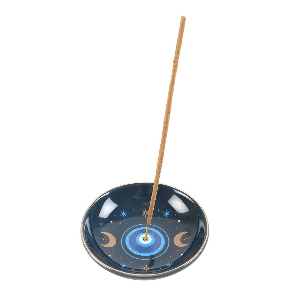 Blue All Seeing Eye Print Incense Holder1