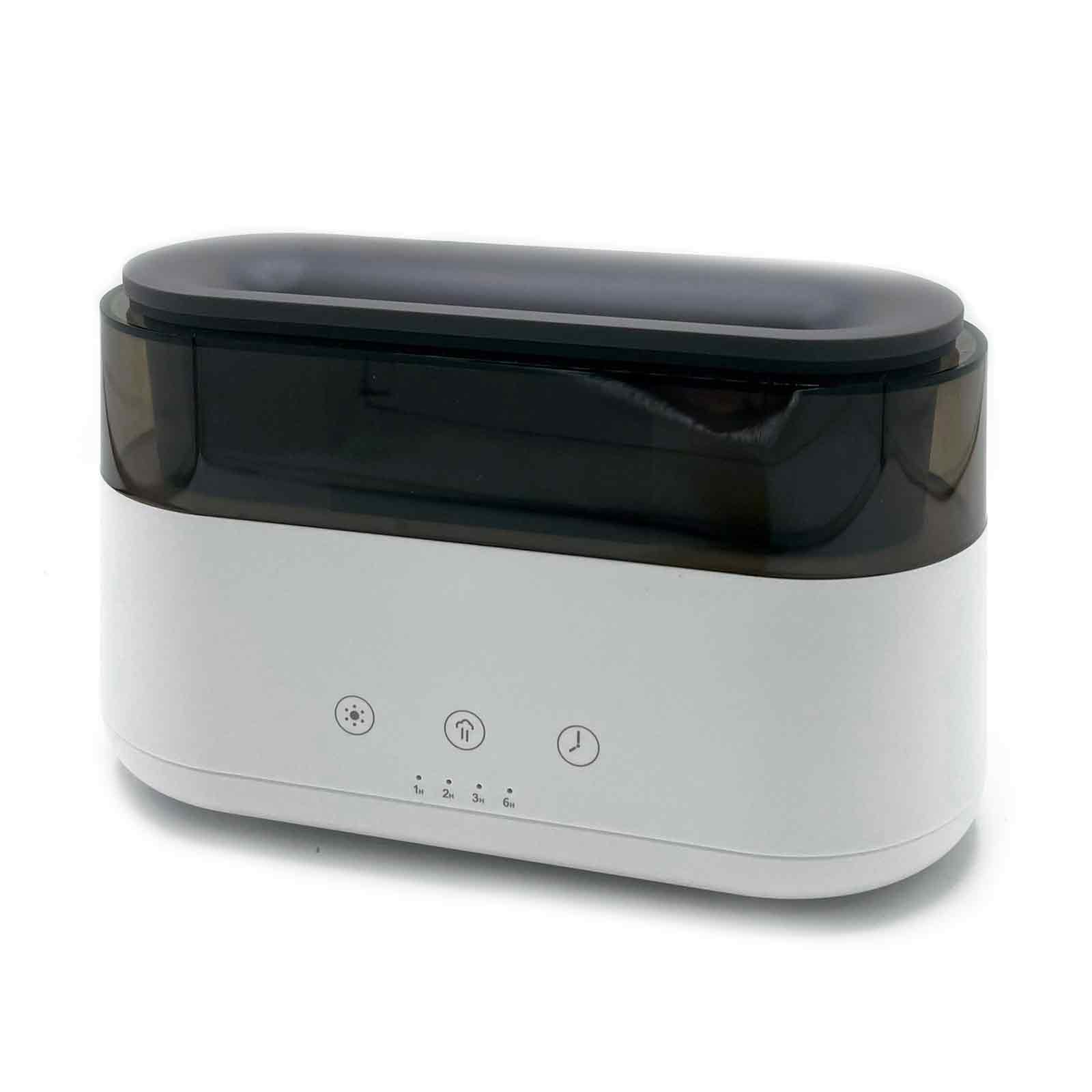 Modern Aroma Diffuser - Led Clock - USB-C - Flame Effect1