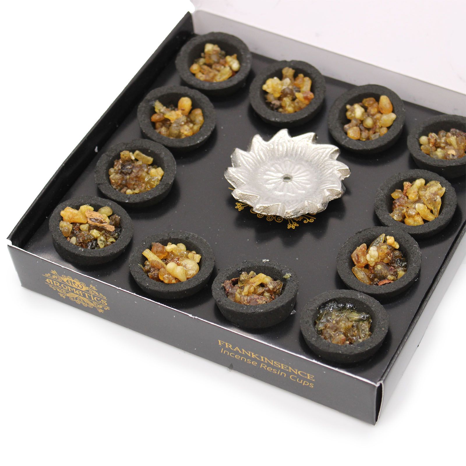 Box of 12 Resin Cups - Frankincense1