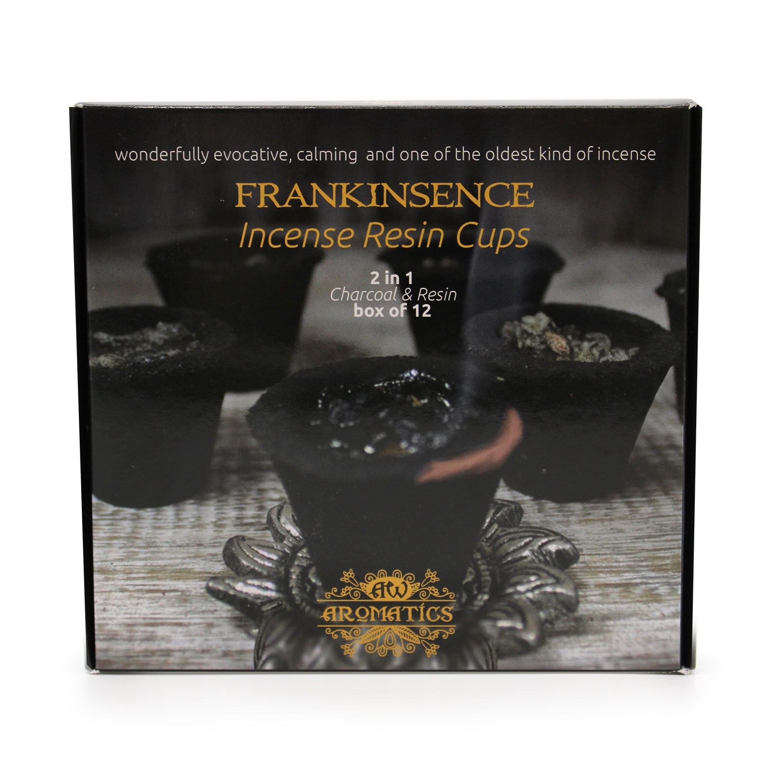 Box of 12 Resin Cups - Frankincense4