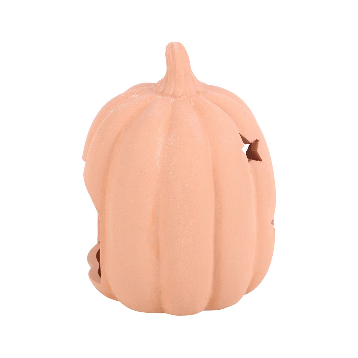 9cm Terracotta Pumpkin Tealight Holder2