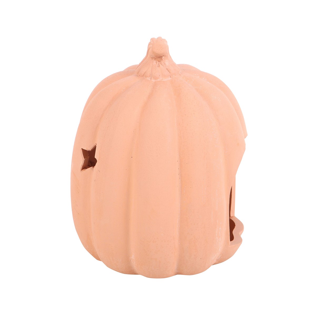 9cm Terracotta Pumpkin Tealight Holder3