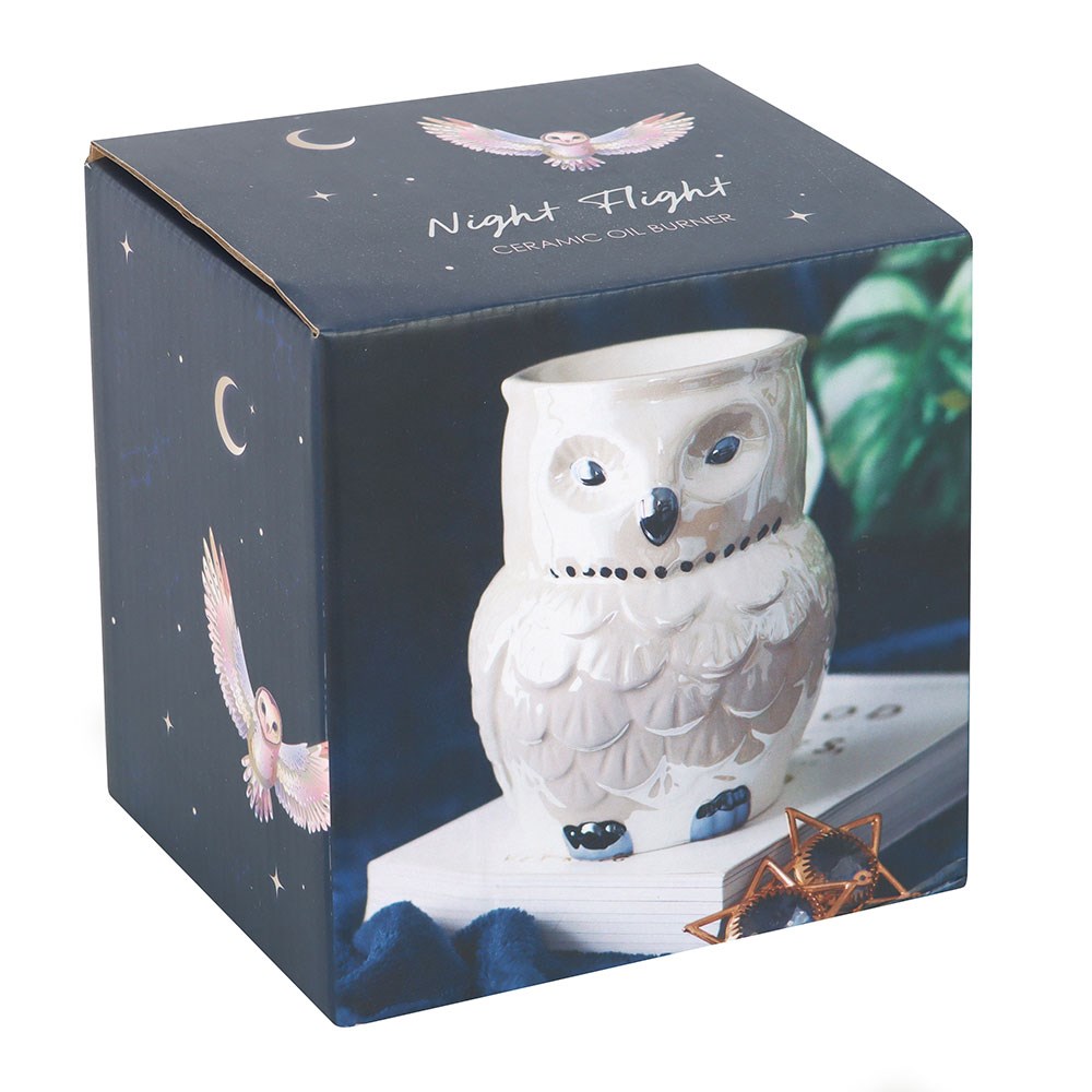 Owl Shaped Iridescent Oil Burner & Wax Warmer5