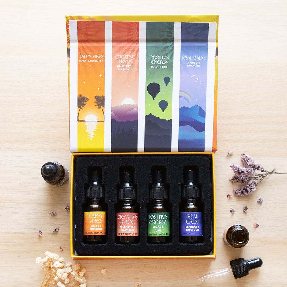 The Happy Collection Blended Essential Oil Set2