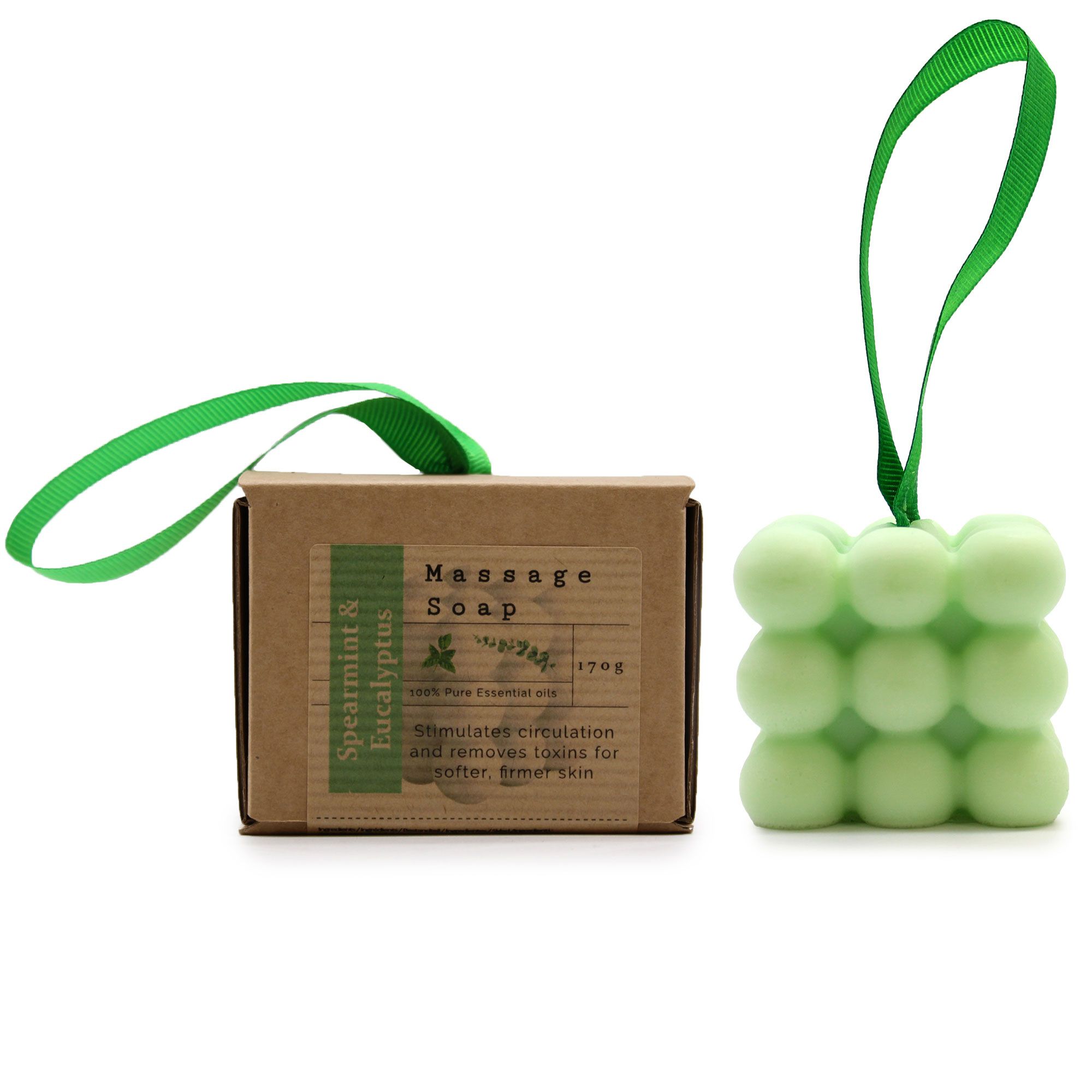 Massage Soap - Spearmint & Eucalyptus 170g2