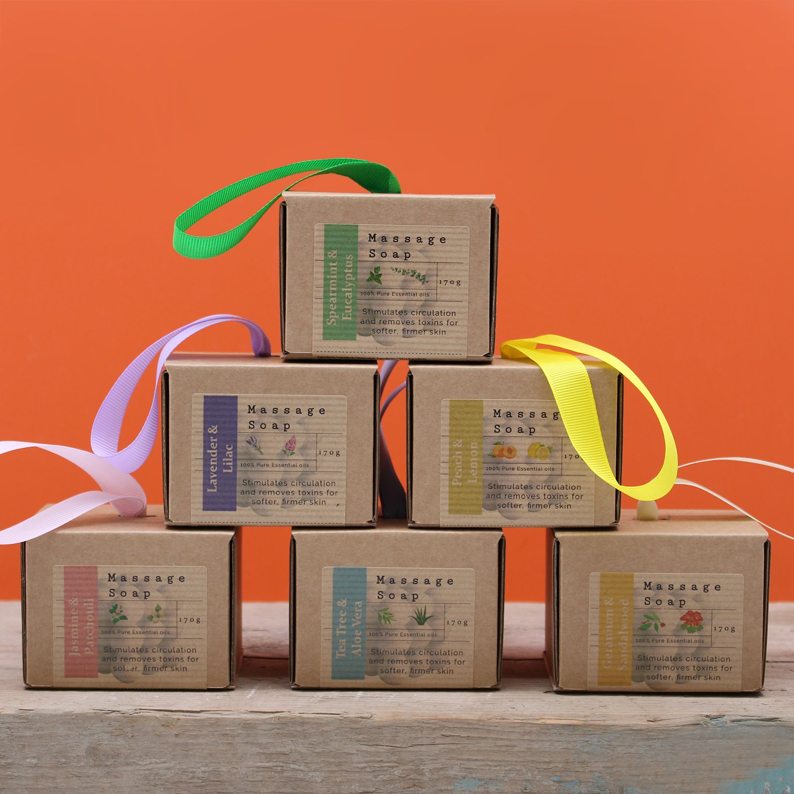 Massage Soap - Spearmint & Eucalyptus 170g5