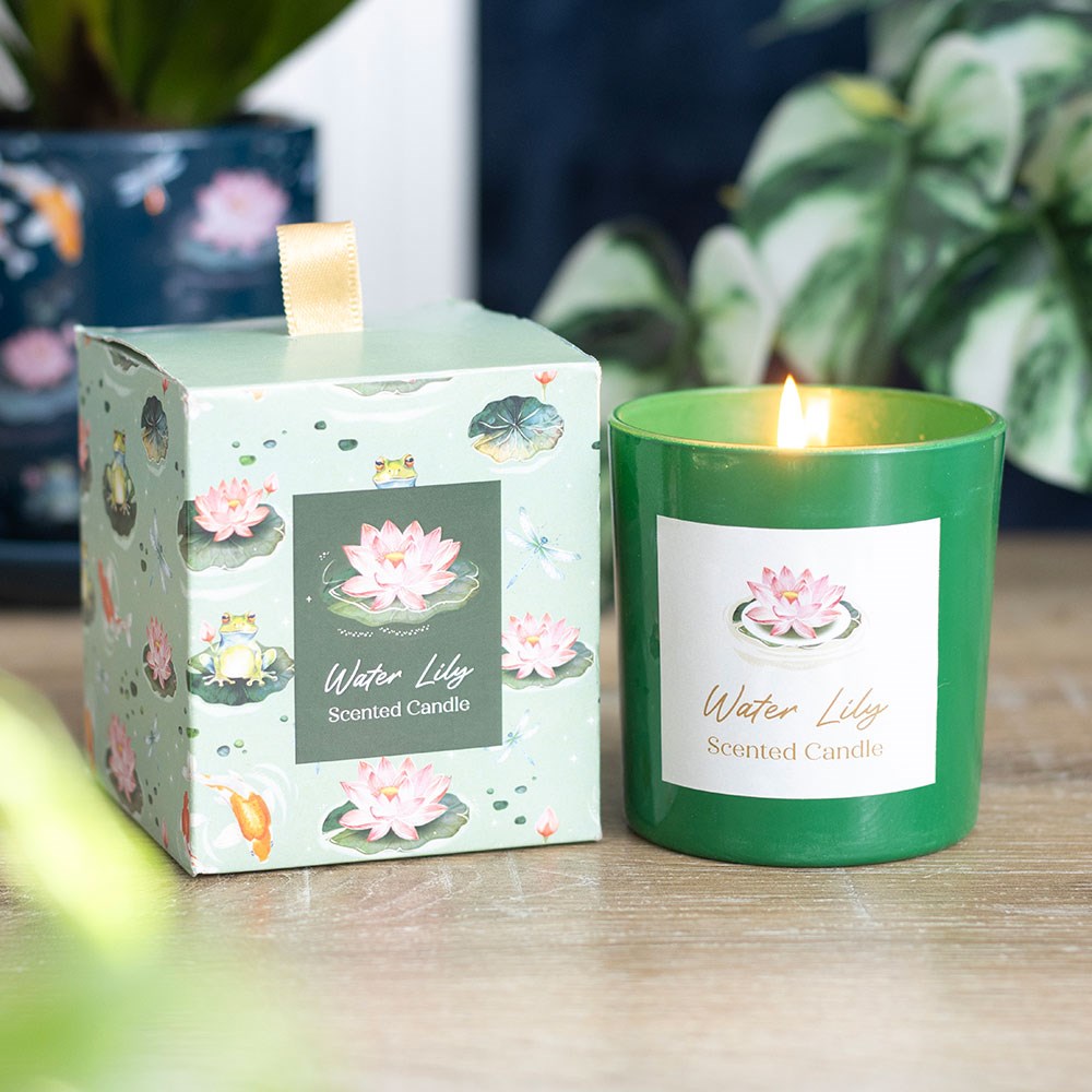 Water Lily Scented Candle3