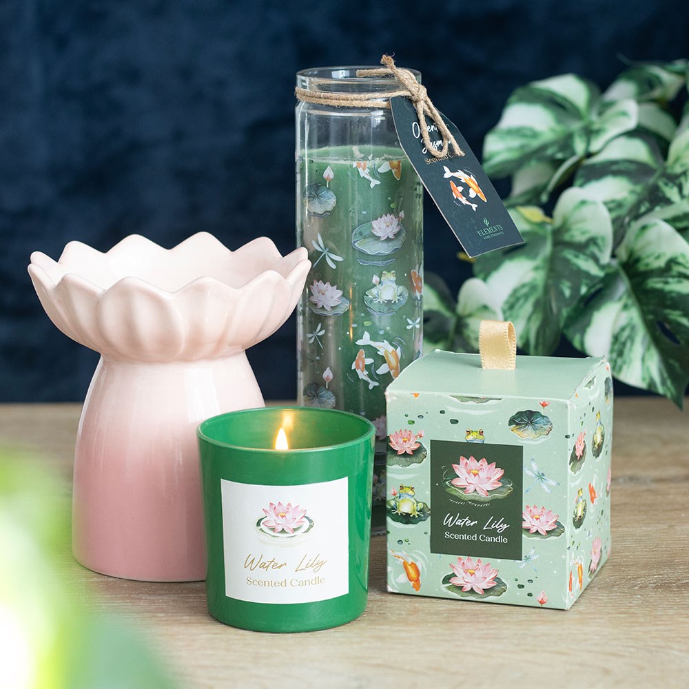 Water Lily Scented Candle4