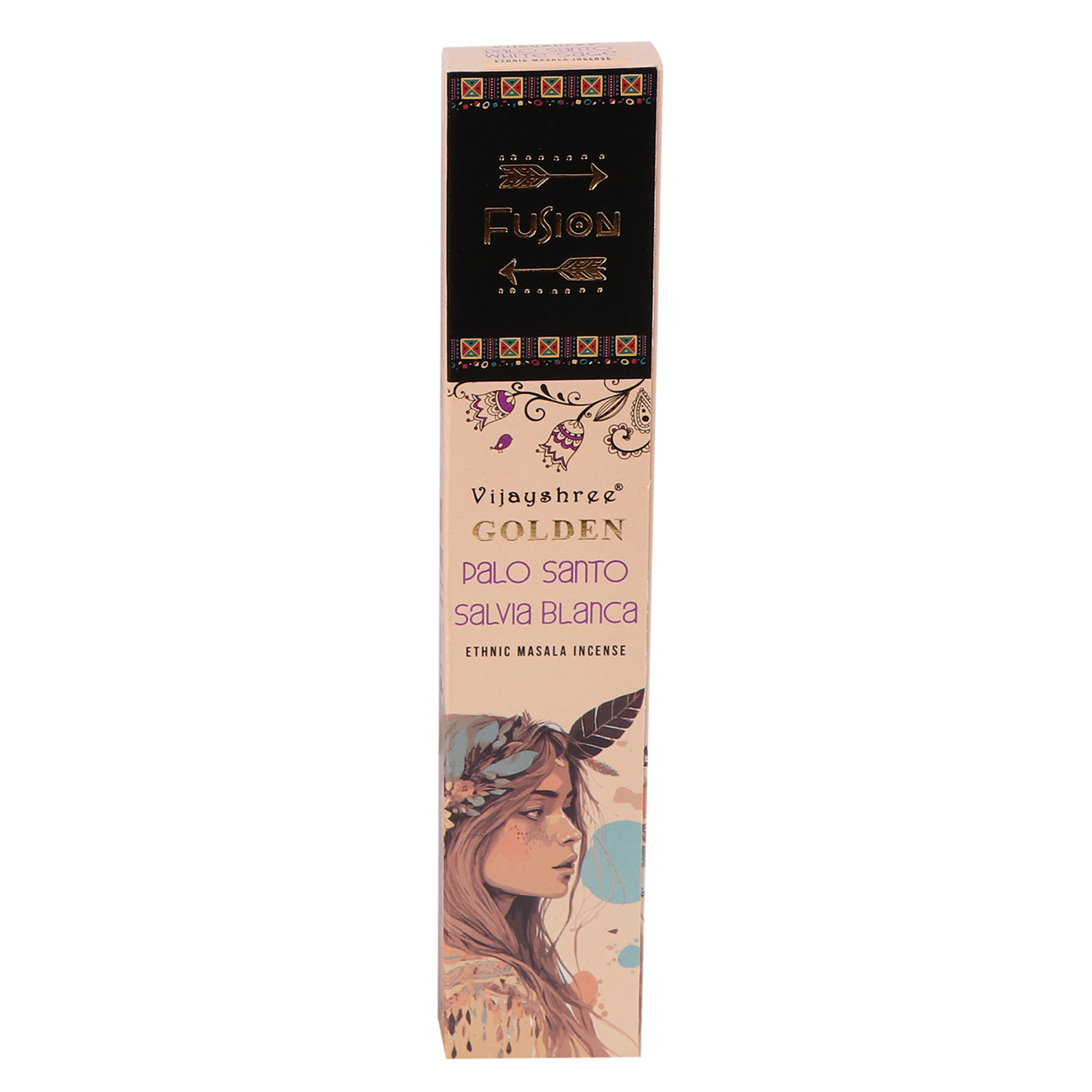 Golden Fusion Incense Sticks - Palo Santo & White Sage - 15g1