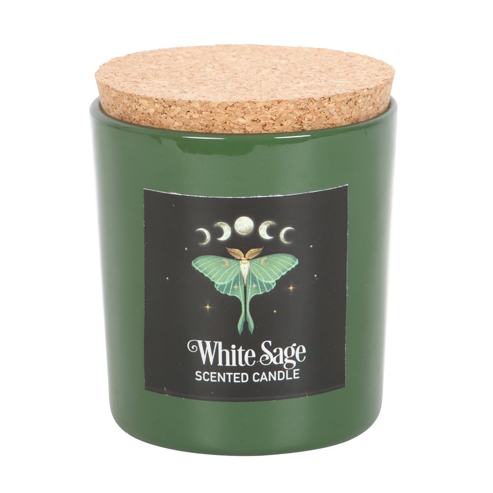 Luna Moth White Sage Candle2