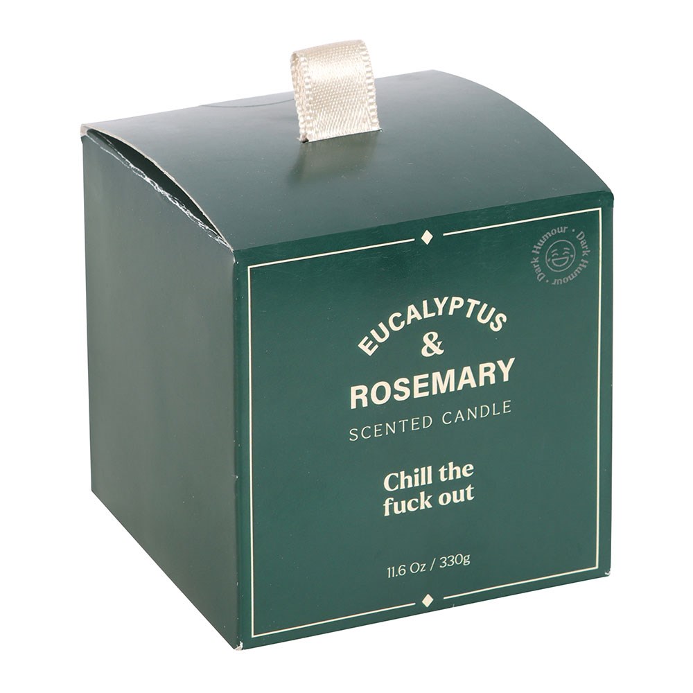 Sweary Chill Out Eucalyptus & Rosemary Candle2