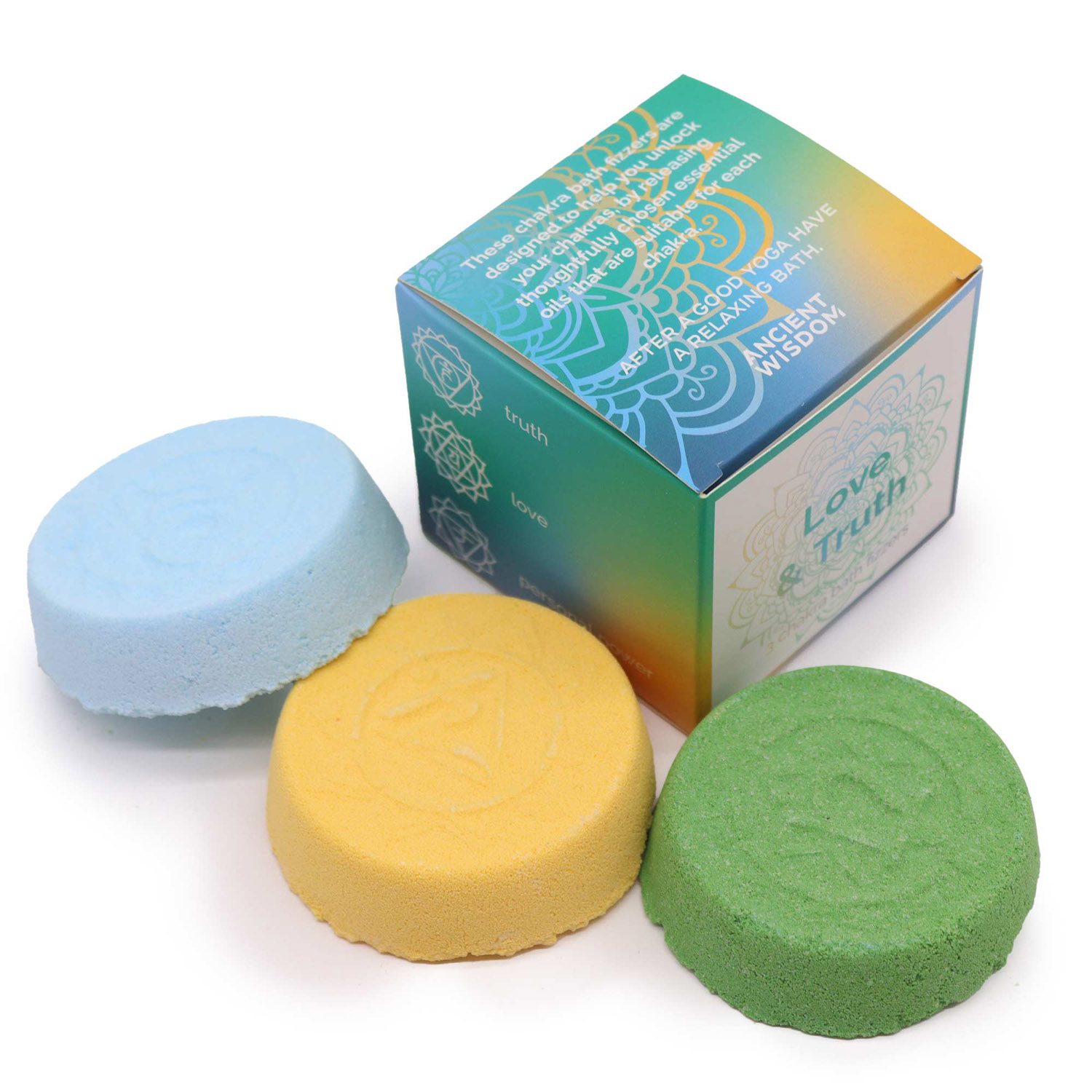 Chakra Bath Fizzers - Small box - Love & Truth1