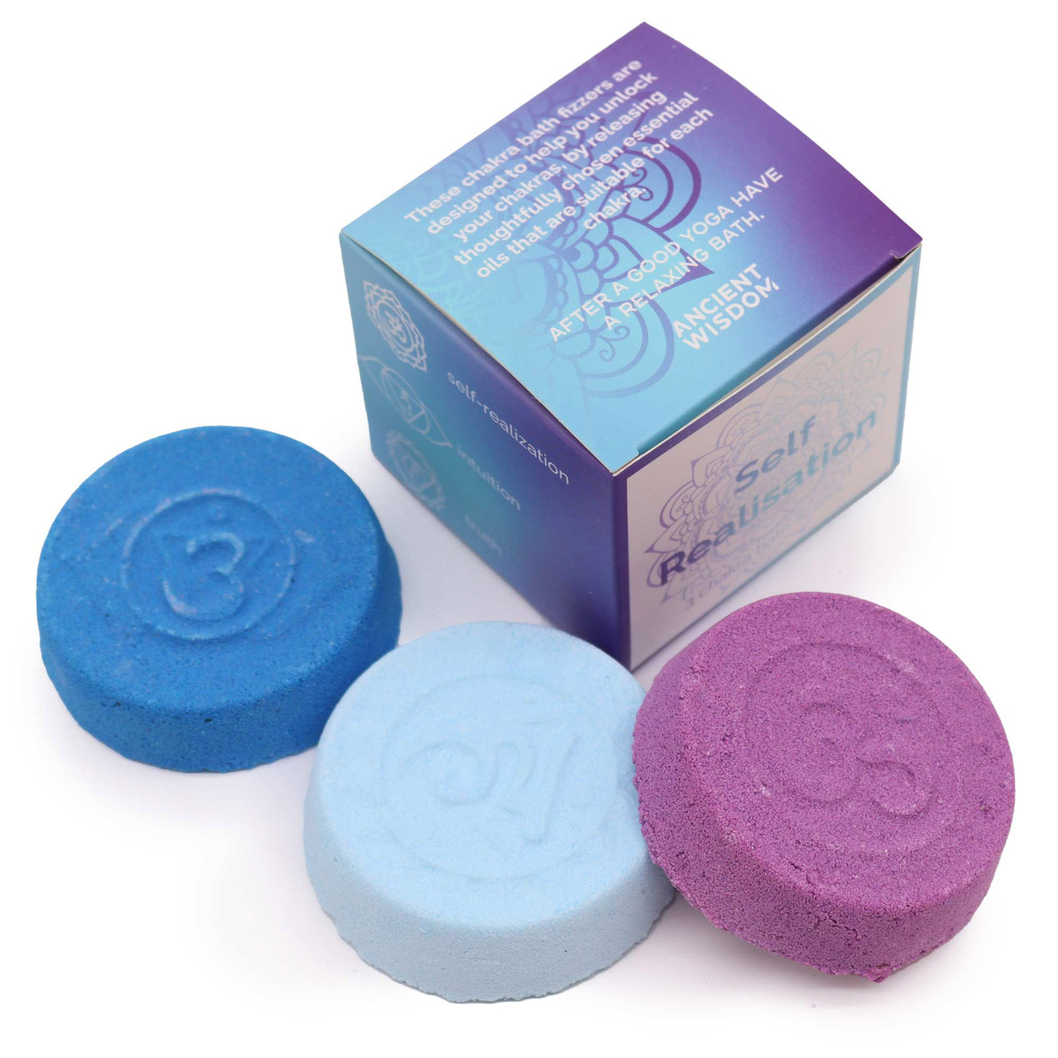 Chakra Bath Fizzers - Small box - Self Realisation1