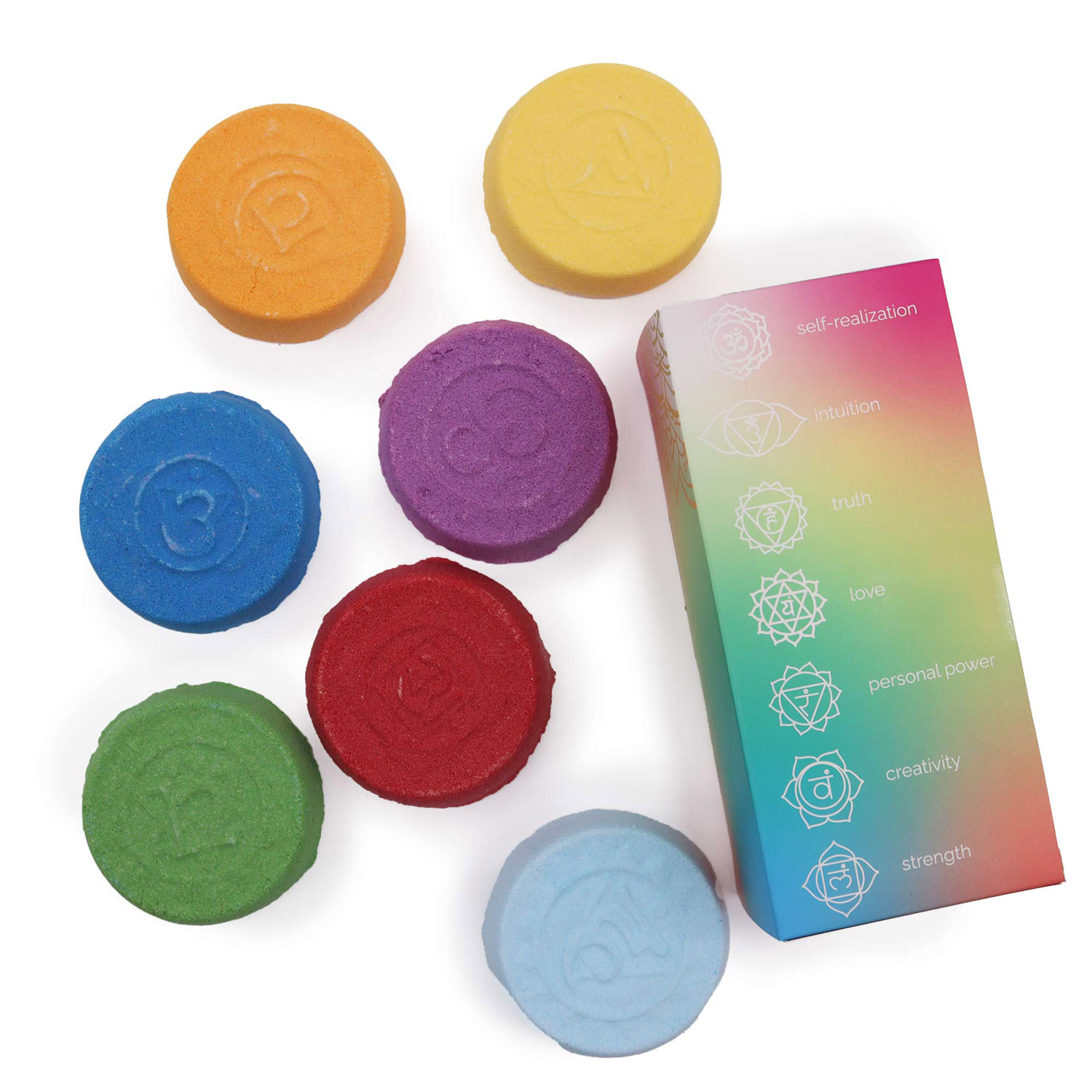 Chakra Bath Fizzers - Large box - Chakra Harmony & Inner Glow1