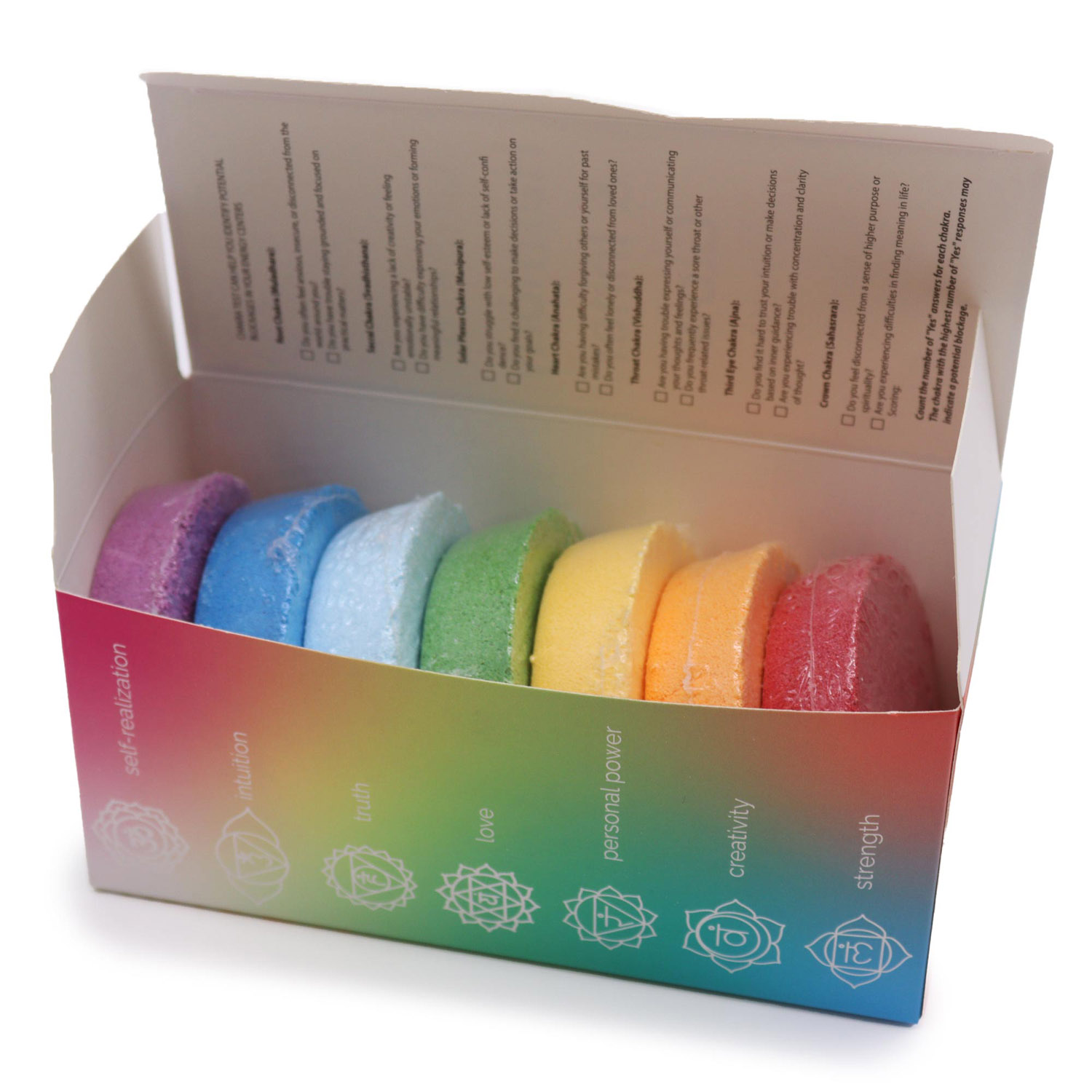 Chakra Bath Fizzers - Large box - Chakra Harmony & Inner Glow2