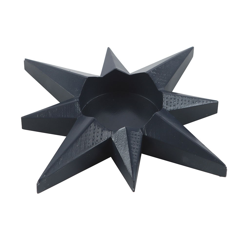 Black Star Tealight Candle Holder2