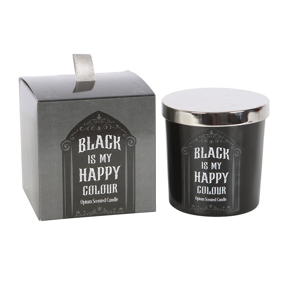 Black is My Happy Colour - Opium Scented Candle