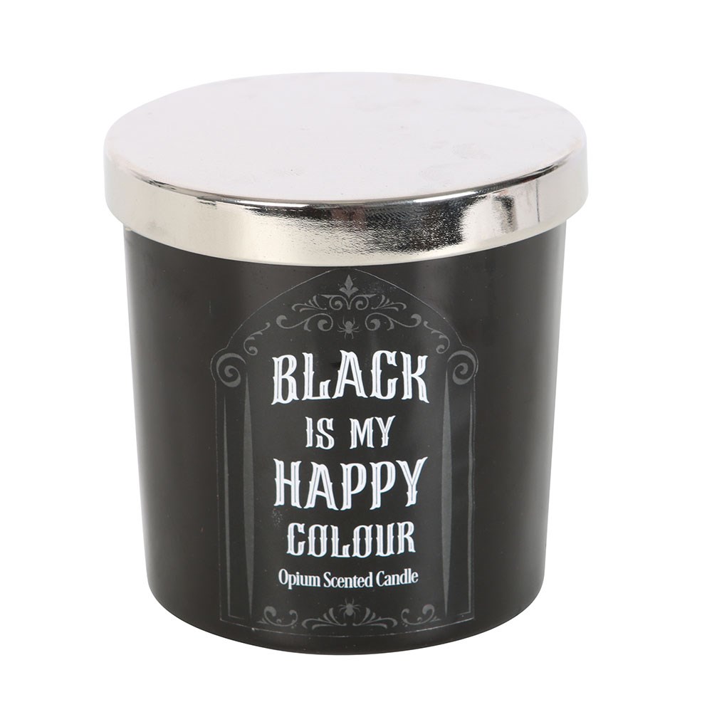Black is My Happy Colour - Opium Scented Candle2