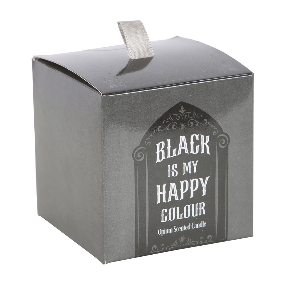 Black is My Happy Colour - Opium Scented Candle3