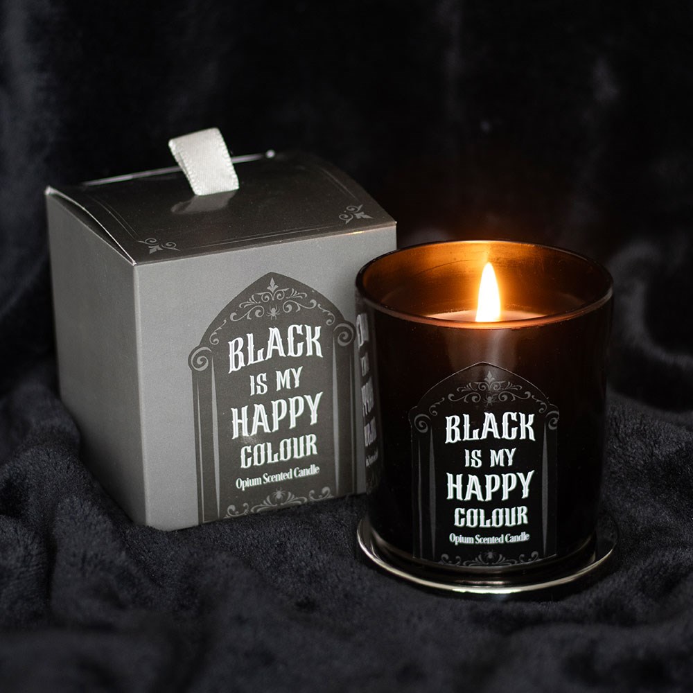 Black is My Happy Colour - Opium Scented Candle4