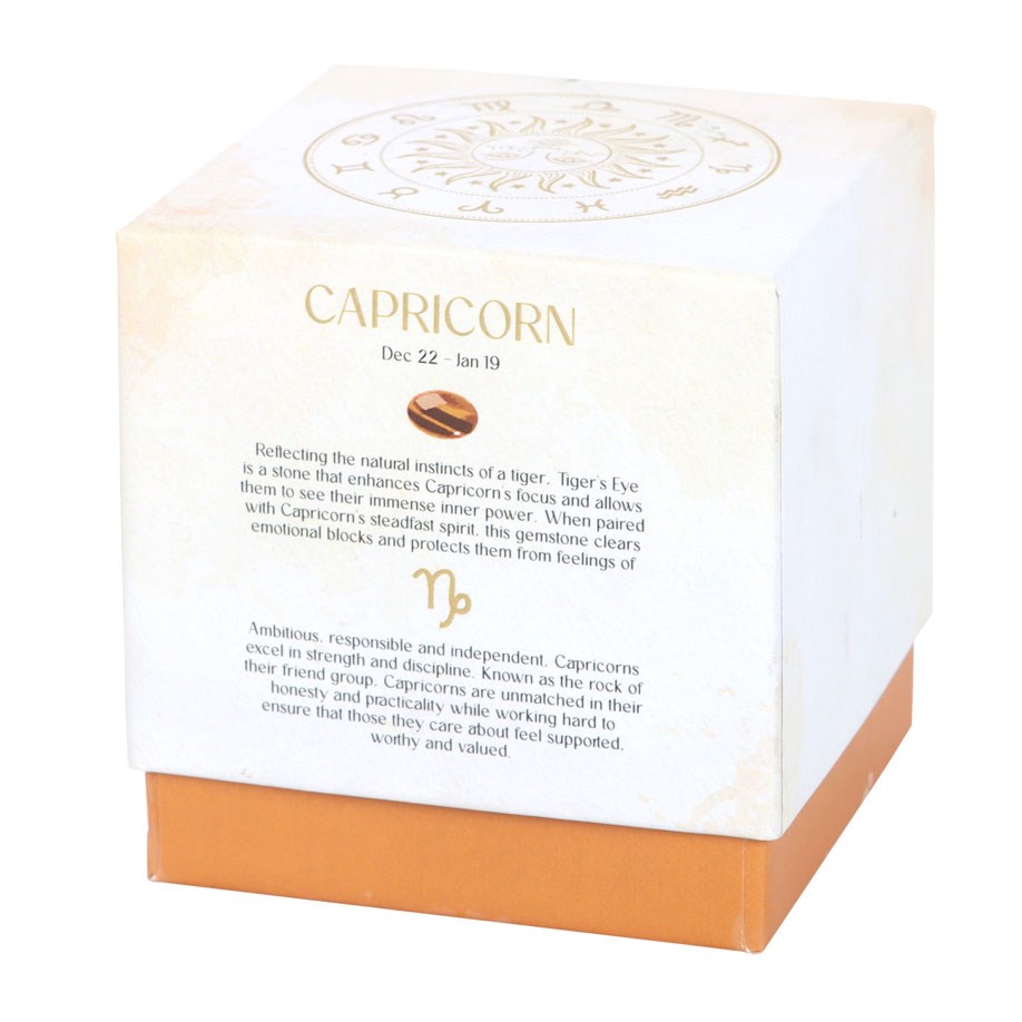 Capricorn Sandalwood & Jasmine Gemstone Zodiac Candle4