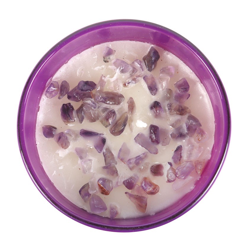 Aquarius Bergamot & Mandarin Gemstone Zodiac Candle2