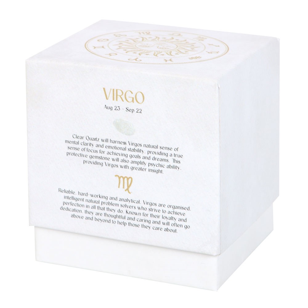 Virgo Sandalwood & Patchouli Gemstone Zodiac Candle3