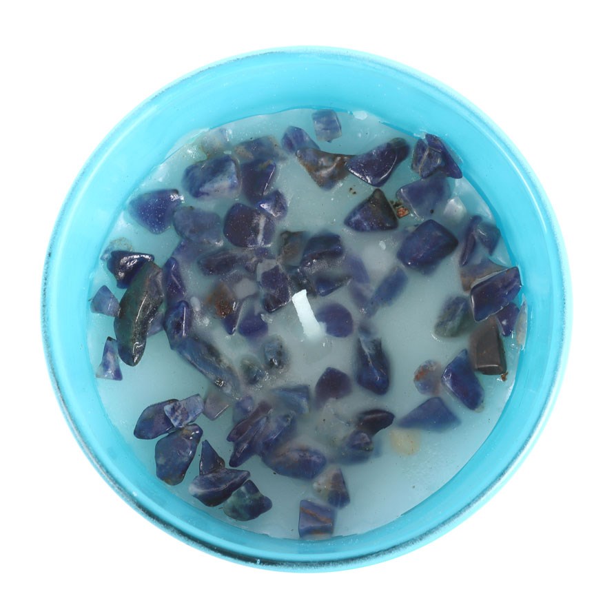 Pisces Gardenia Gemstone Zodiac Candle2