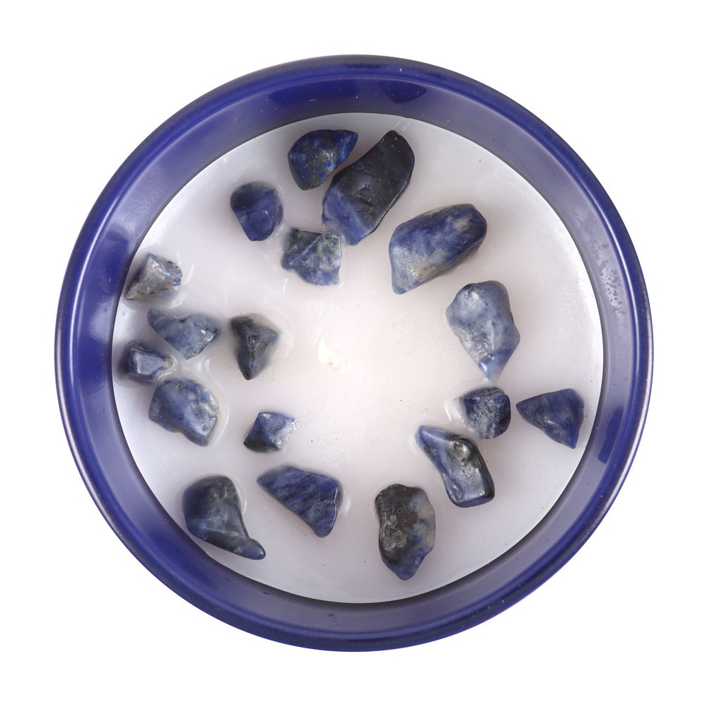 Taurus Amber & Vanilla Gemstone Zodiac Candle1