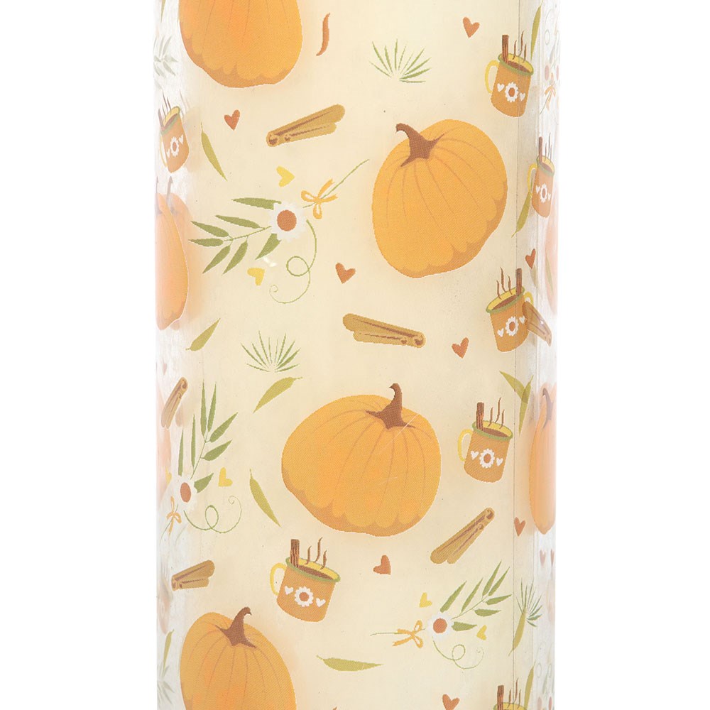 Pumpkin Print Tube Candle1