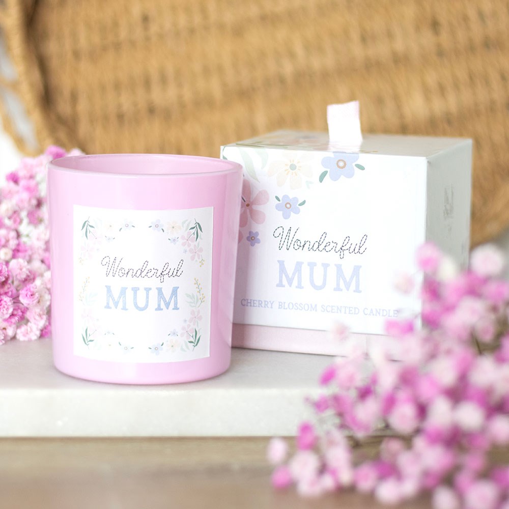 Wonderful Mum Cherry Blossom Candle3
