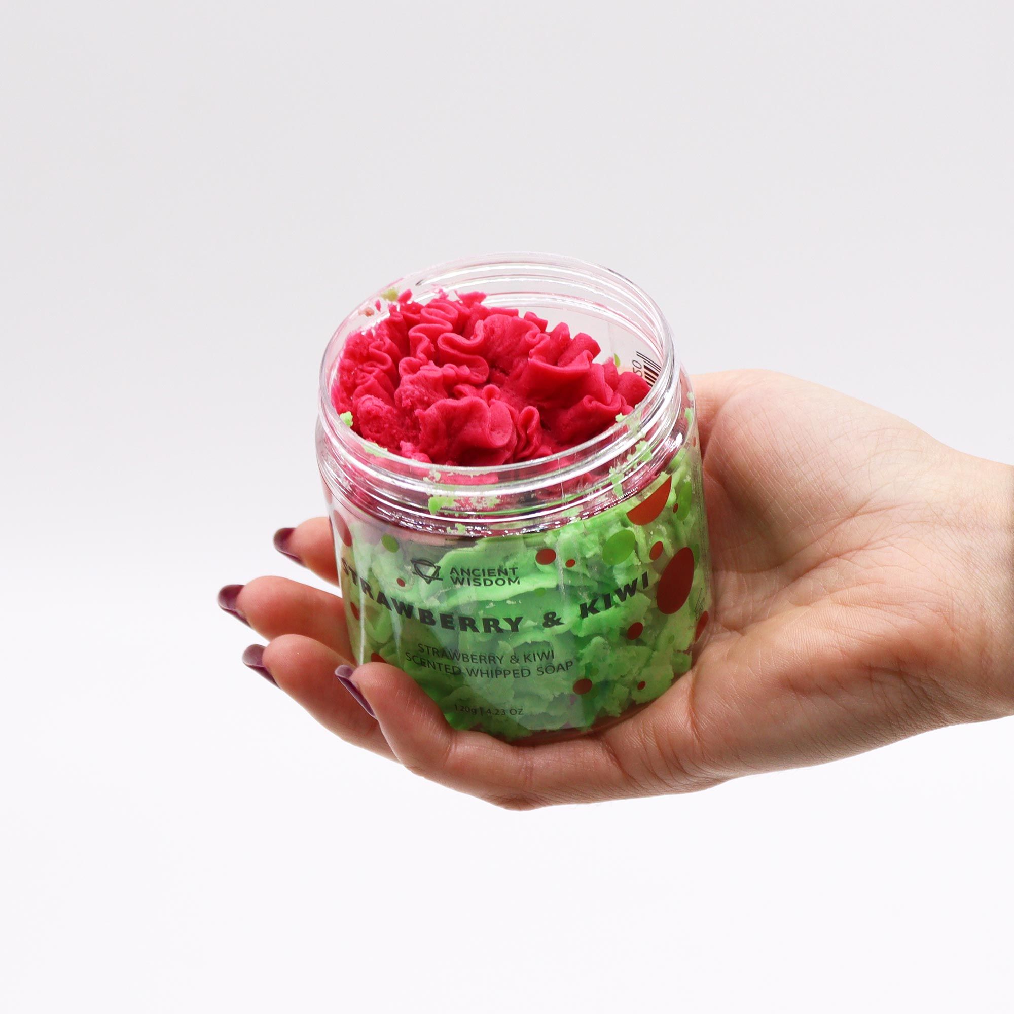 Strawberry & Kiwi Whipped Soap 120g1