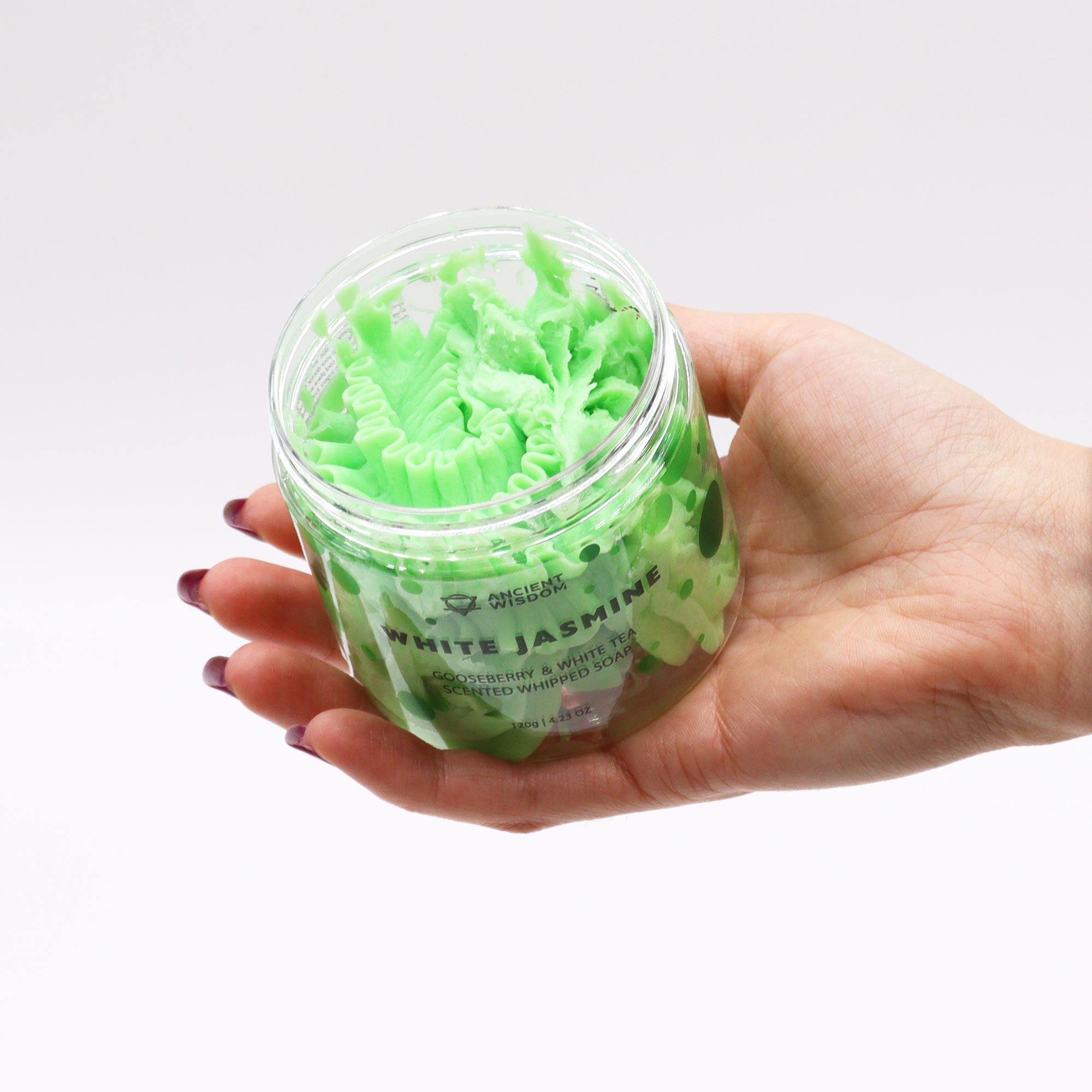 Gooseberry & White Tea Whipped Soap 120g1