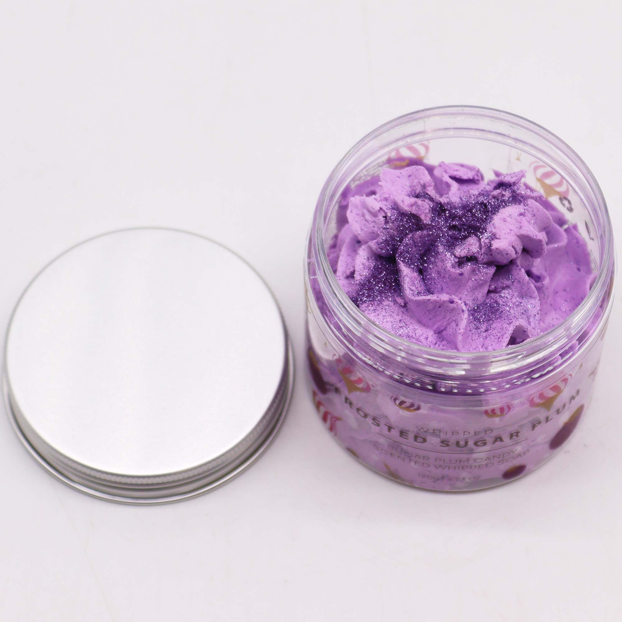 Frosted Sugar Plum Whipped Soap 120g3