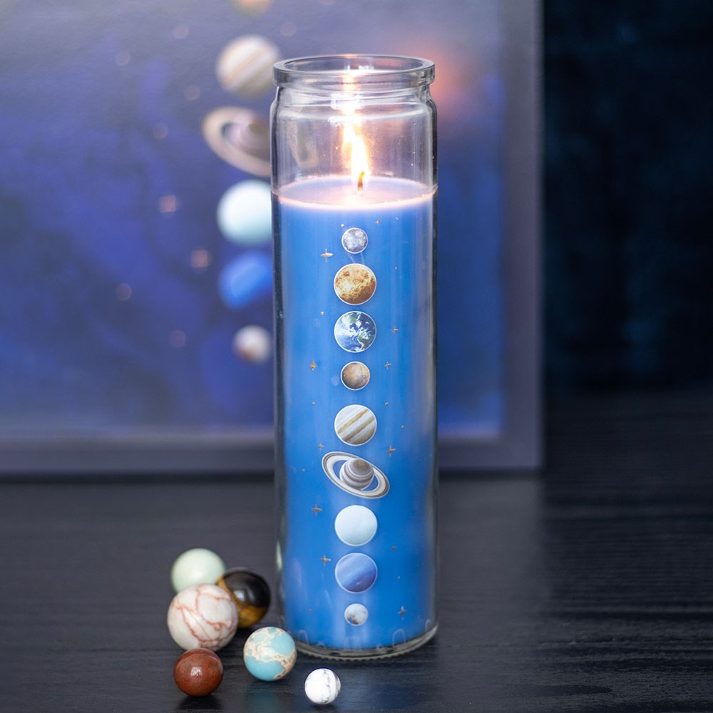 Solar System Cedar Tube Candle3