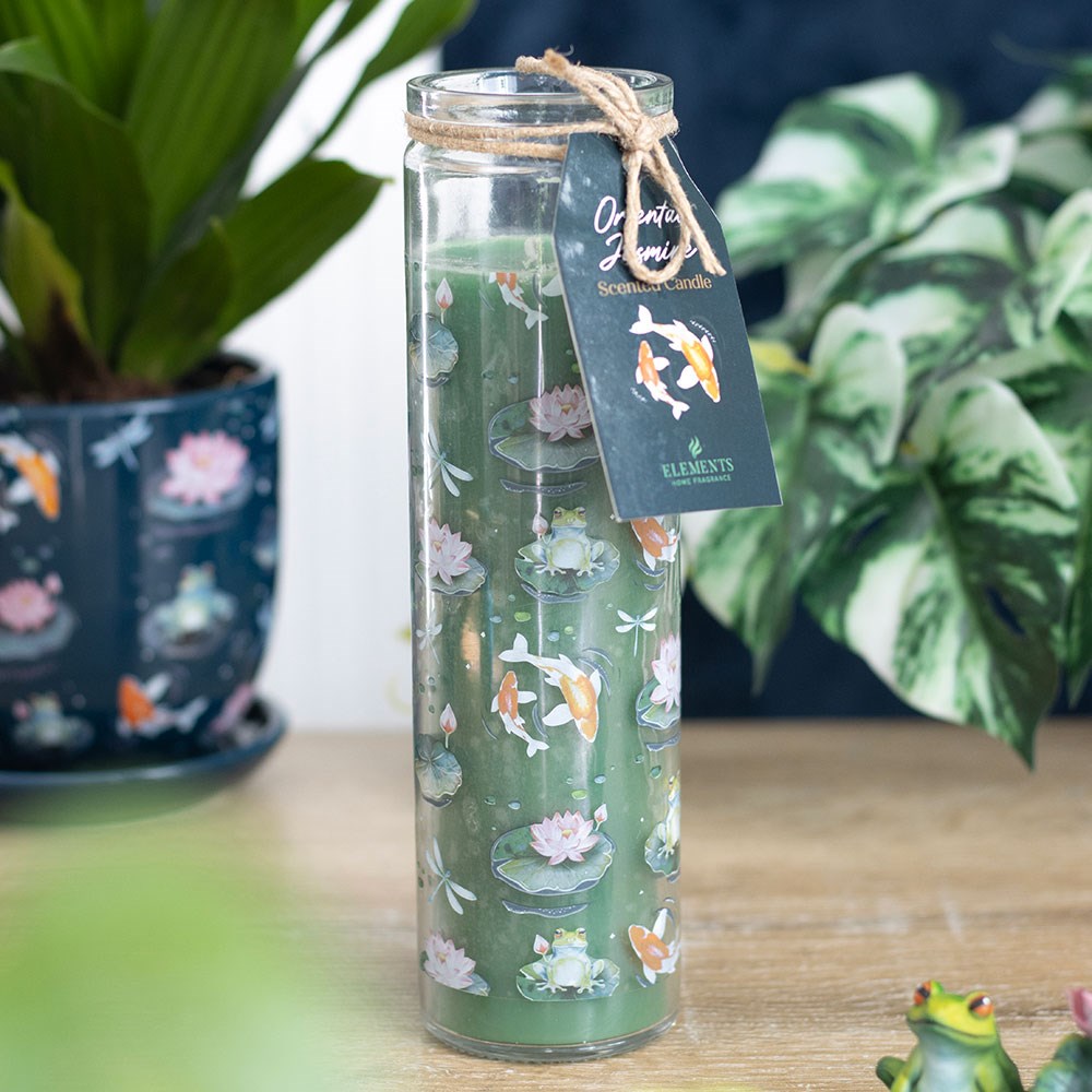 Pond Print Oriental Jasmine Tube Candle3