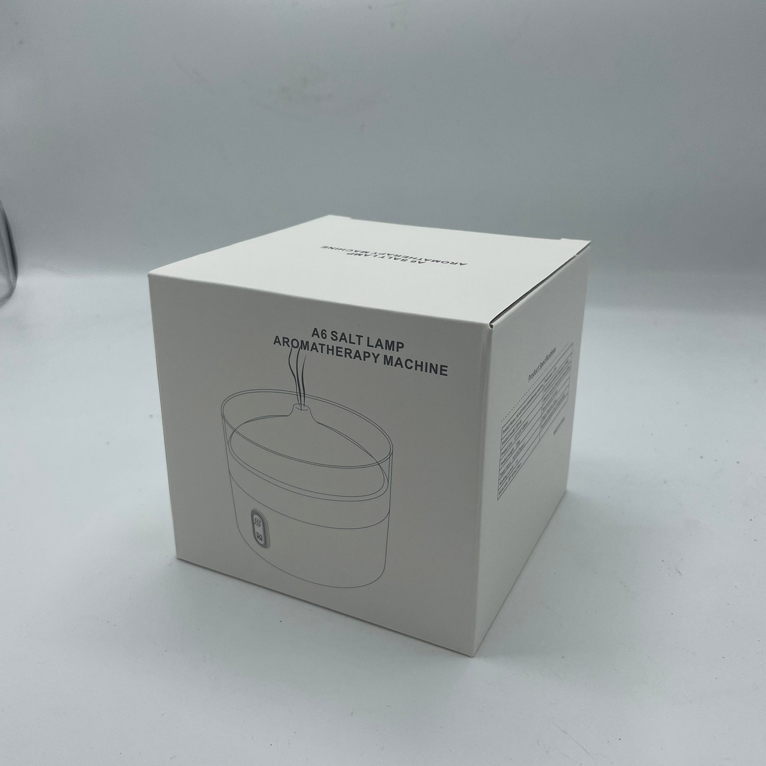 Himalayan Salt Aroma Diffuser - Night Light - USB-C - Flame Effect (Salt included)3