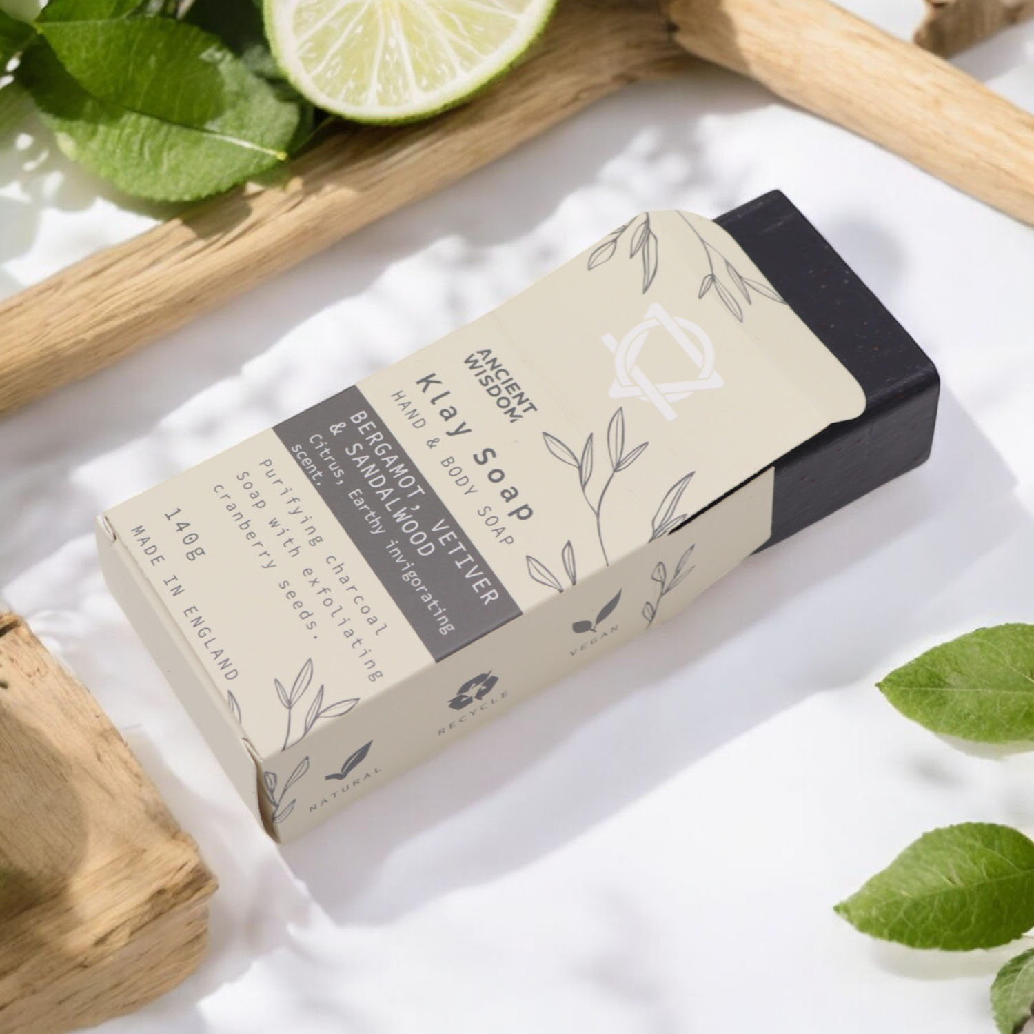 Klay Soap - Bergamot, Vetiver and Sandalwood